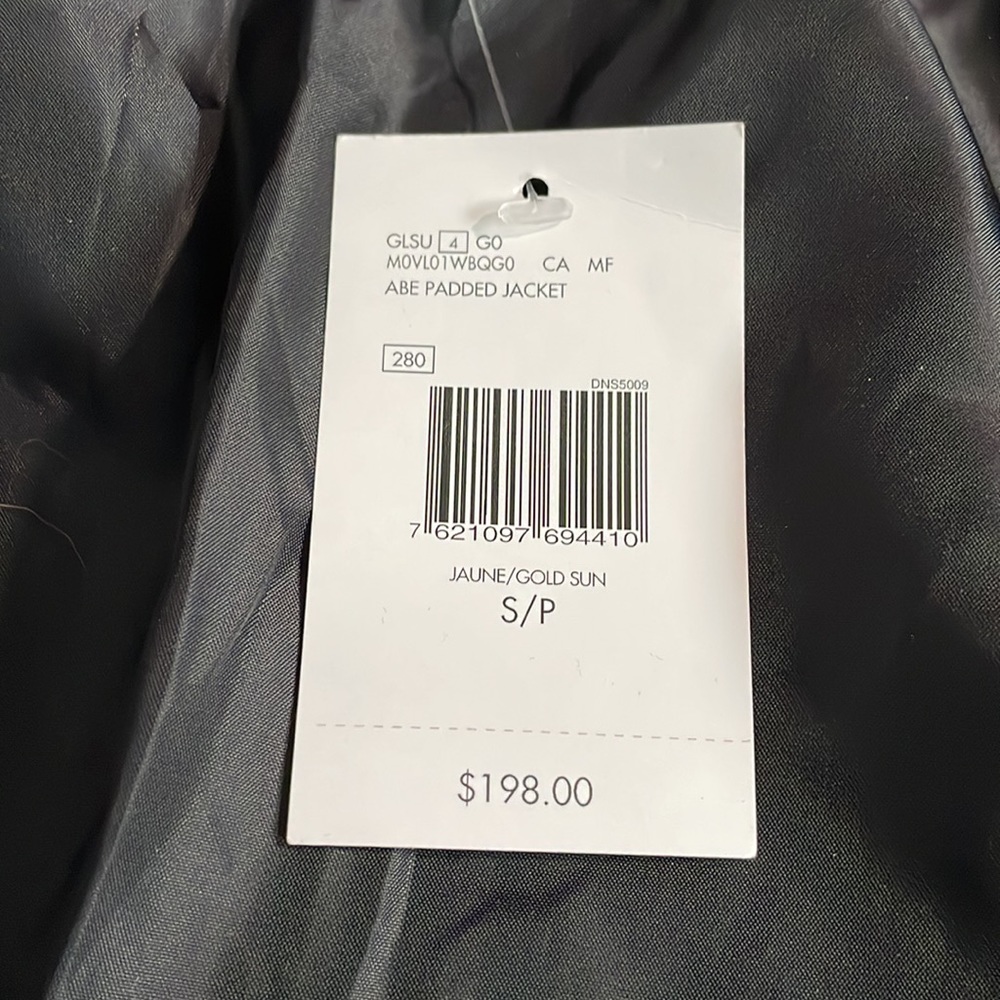 NWT Men’s Guess Puffer Jacket Size S - Picture 6 of 10